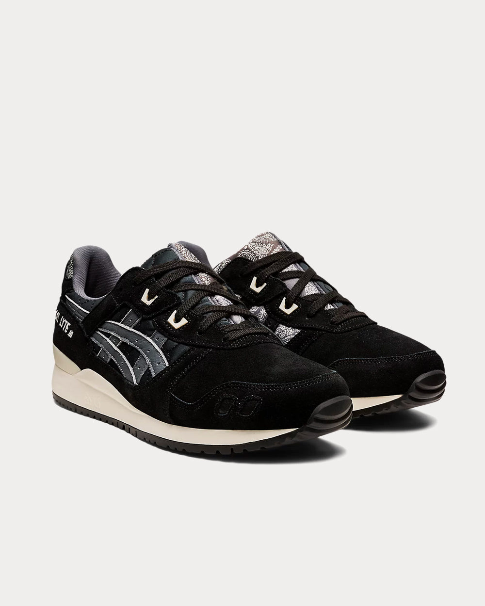 Asics GEL-LYTE III OG Black / Cream Low Top Sneakers - 2