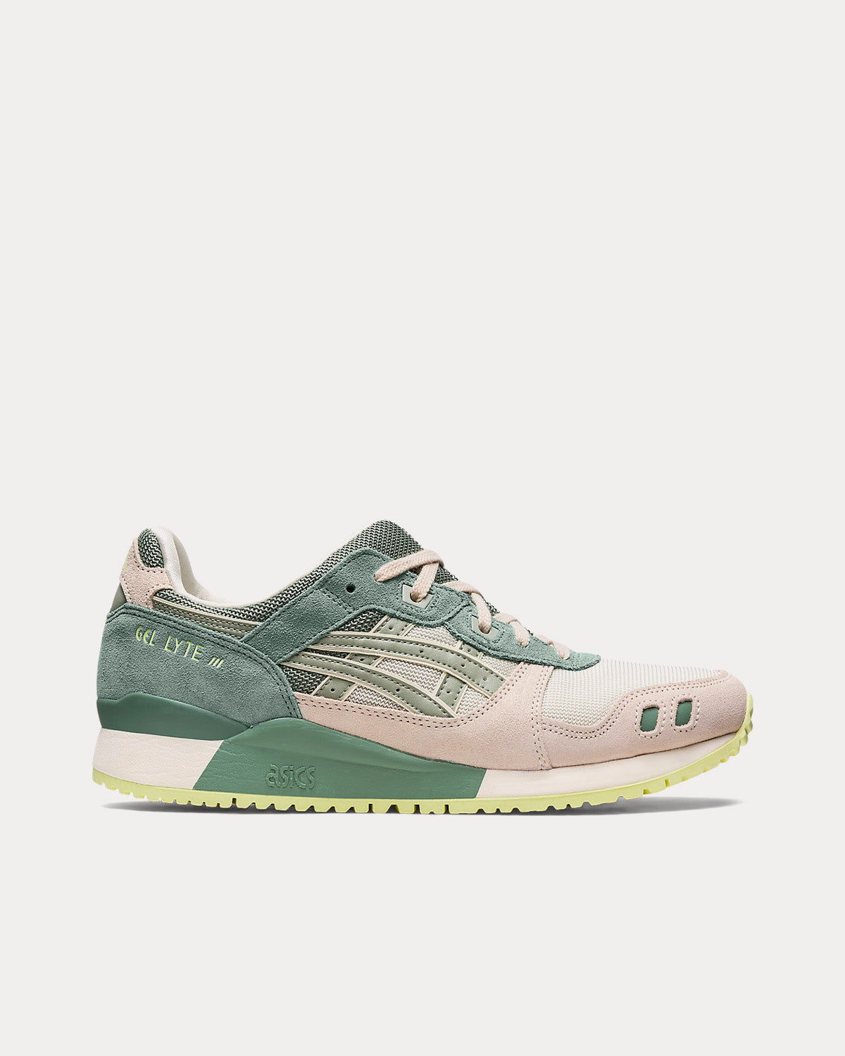 Asics Gel-Lyte III OG Cream / Olive Grey Low Top Sneakers - 1