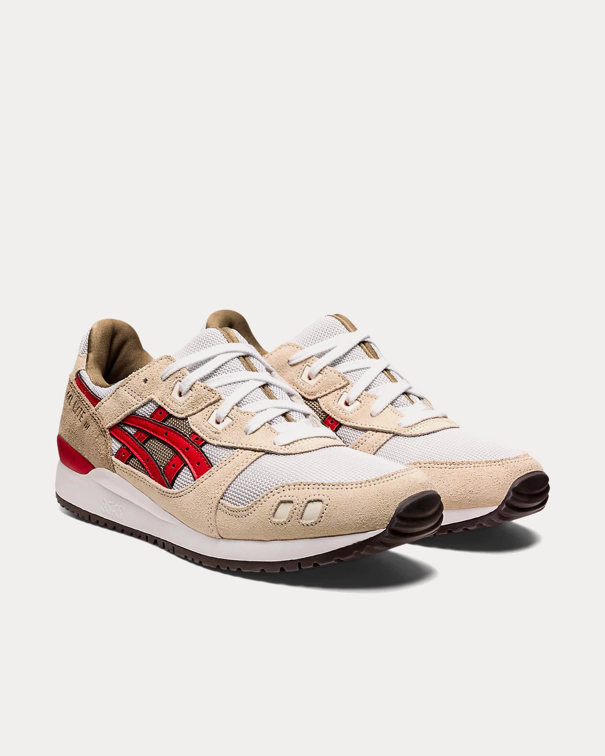 Asics Gel-Lyte III OG Smoke Grey / Red Alert Low Top Sneakers - 3