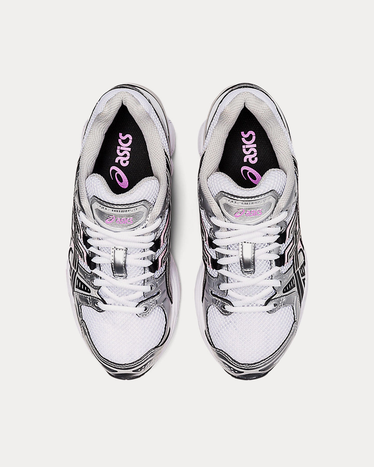 Asics Gel-Nimbus 9 White / Black / Purple Low Top Sneakers - 2