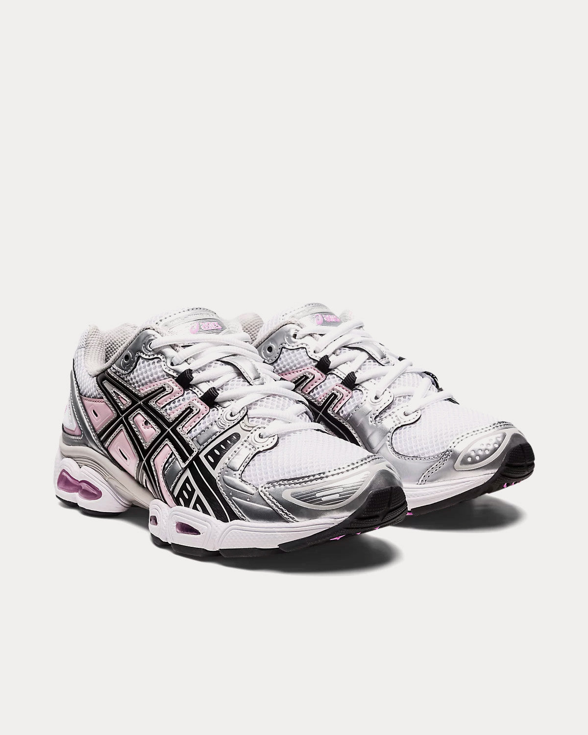 Asics Gel-Nimbus 9 White / Black / Purple Low Top Sneakers - 3