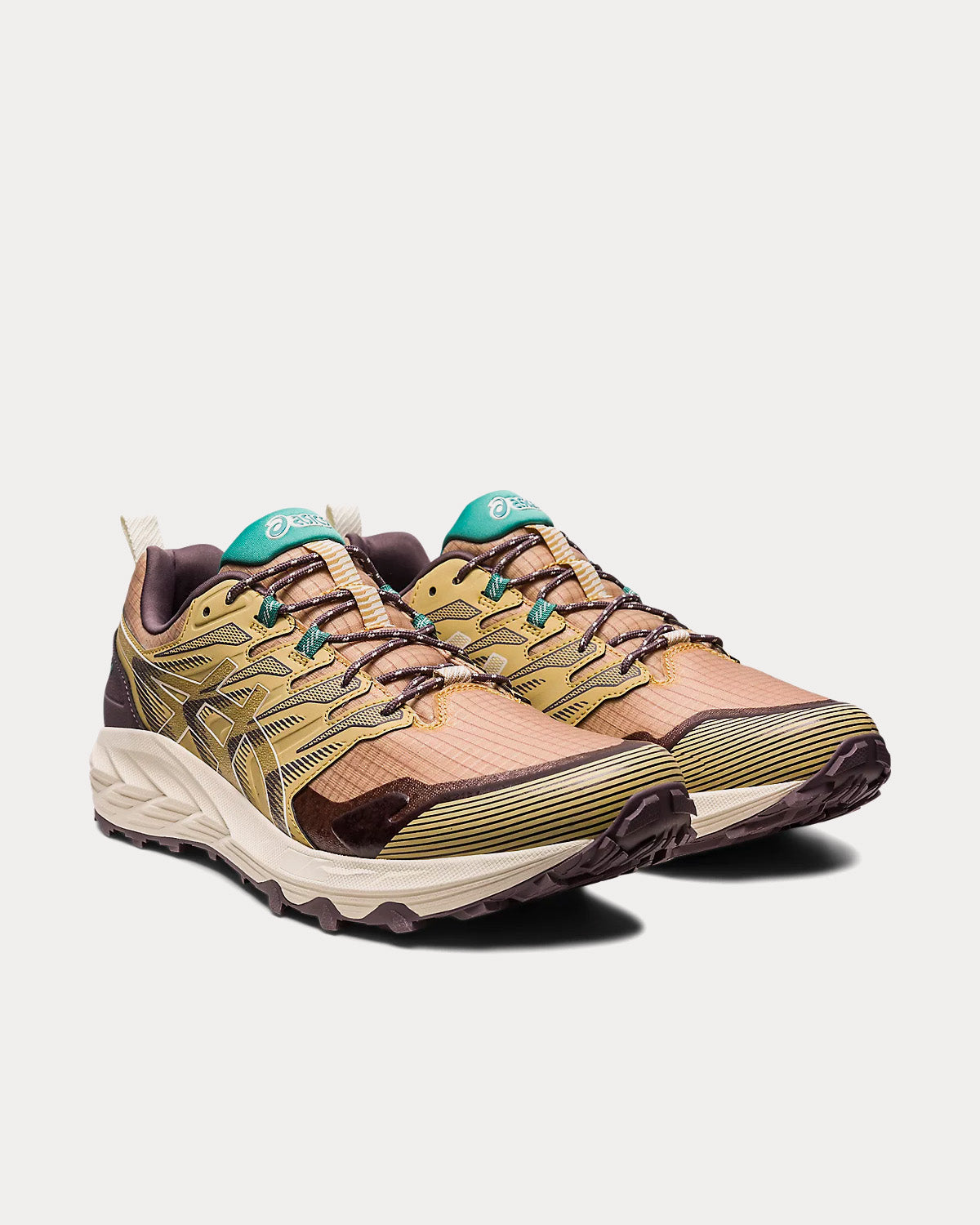 Asics Trabucco Terra Sand / Cream Running Shoes - 3