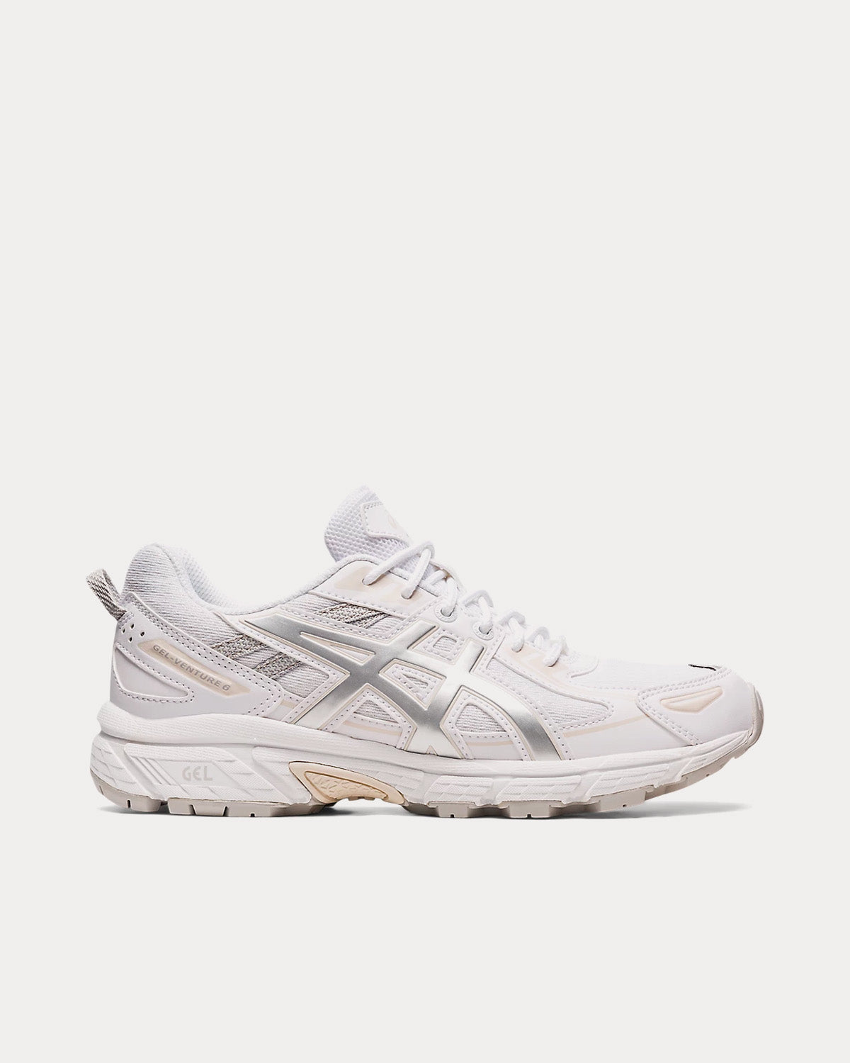 Asics Gel-Venture 6 White / Silver Low Top Sneakers - 1