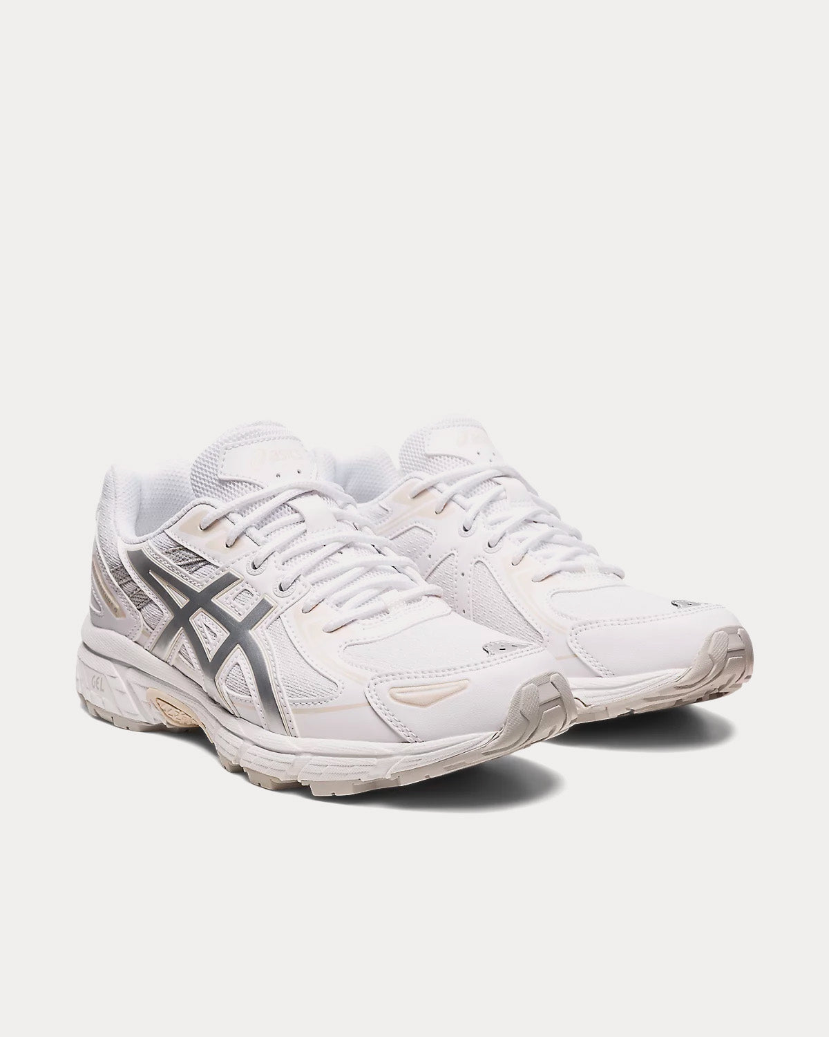 Asics Gel-Venture 6 White / Silver Low Top Sneakers - 3