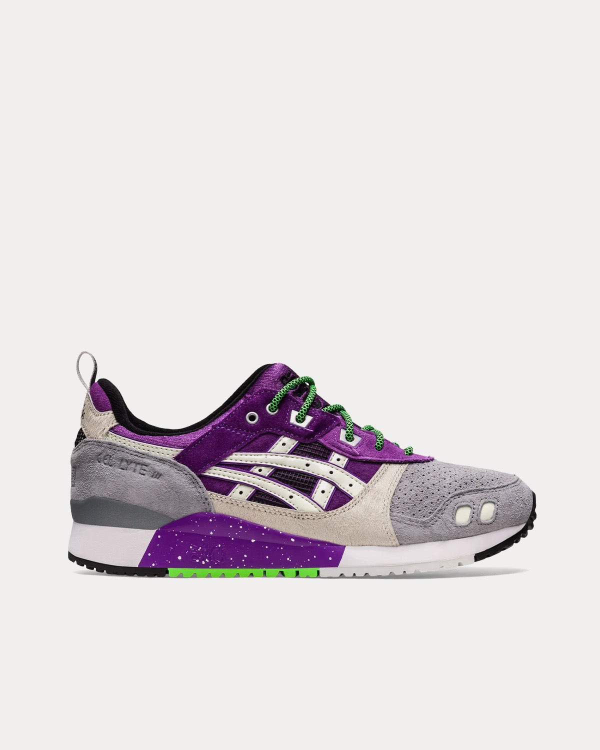 Asics x Atmos x Sneaker Freaker Gel-Lyte III Sheet Rock / Gentry Purple Low Top Sneakers - 1