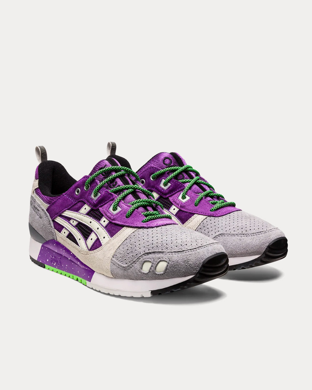 Asics x Atmos x Sneaker Freaker Gel-Lyte III Sheet Rock / Gentry Purple Low Top Sneakers - 3