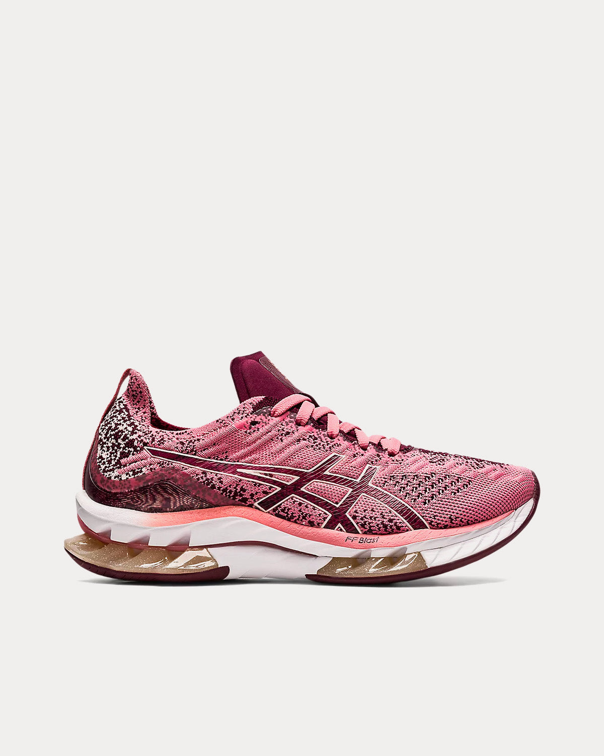 Asics Kinsei Blast Smokey Rose / Deep Mars Running Shoes - 1