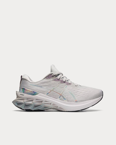 Asics Novablast 2 Platinum Glacier Grey / White Running Shoes