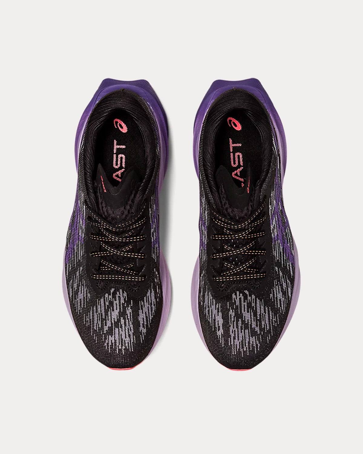 Asics NOVABLAST 3 Black / Dusty Purple Running Shoes - 2