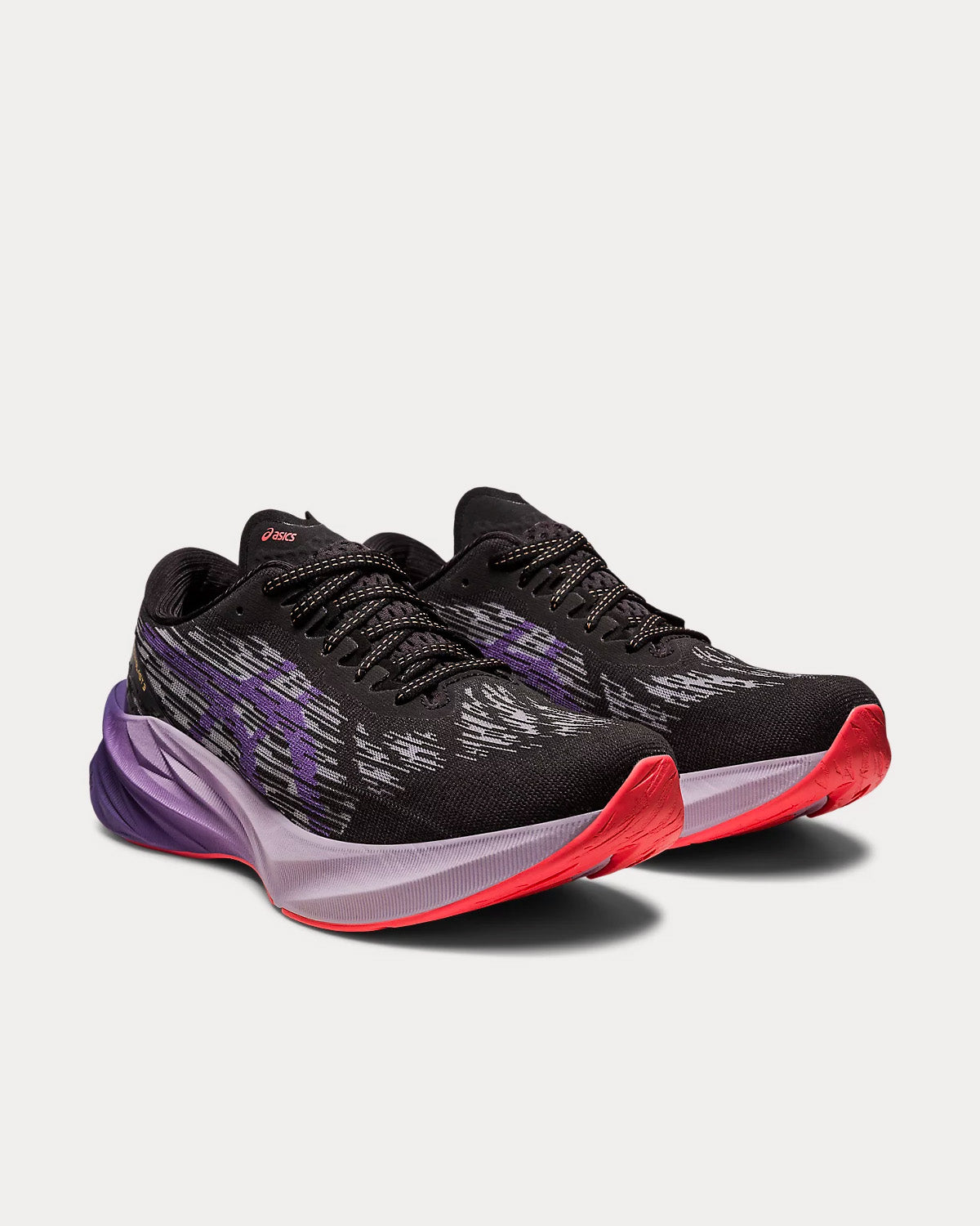 Asics NOVABLAST 3 Black / Dusty Purple Running Shoes - 3