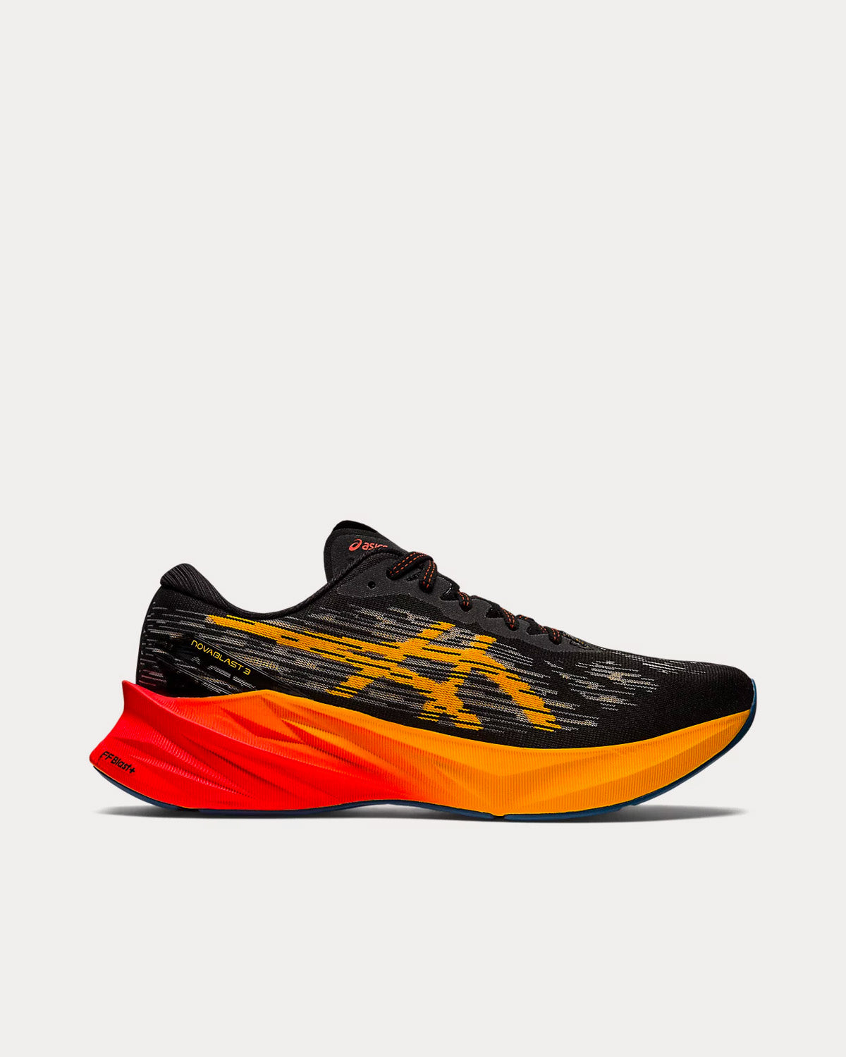 Asics NOVABLAST 3 Black / Amber Running Shoes - 1