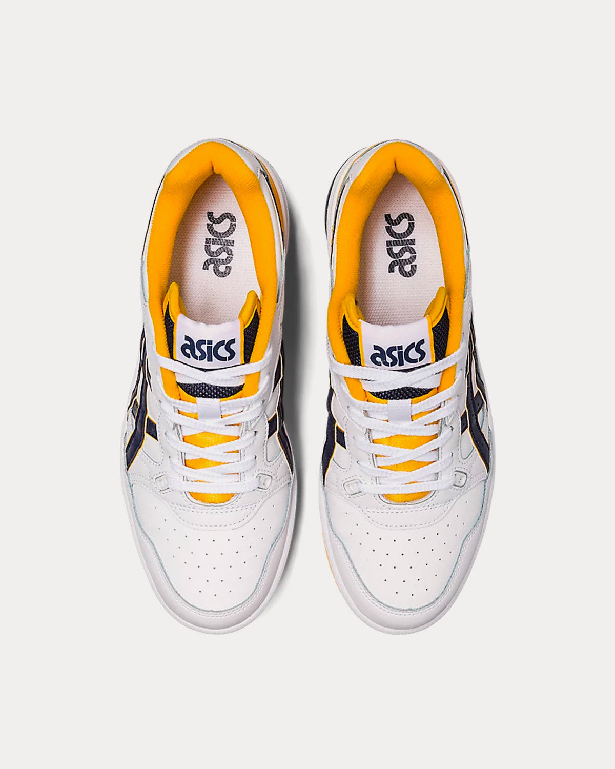 Asics EX89 White / Midnight / Yellow Low Top Sneakers - Sneak in Peace
