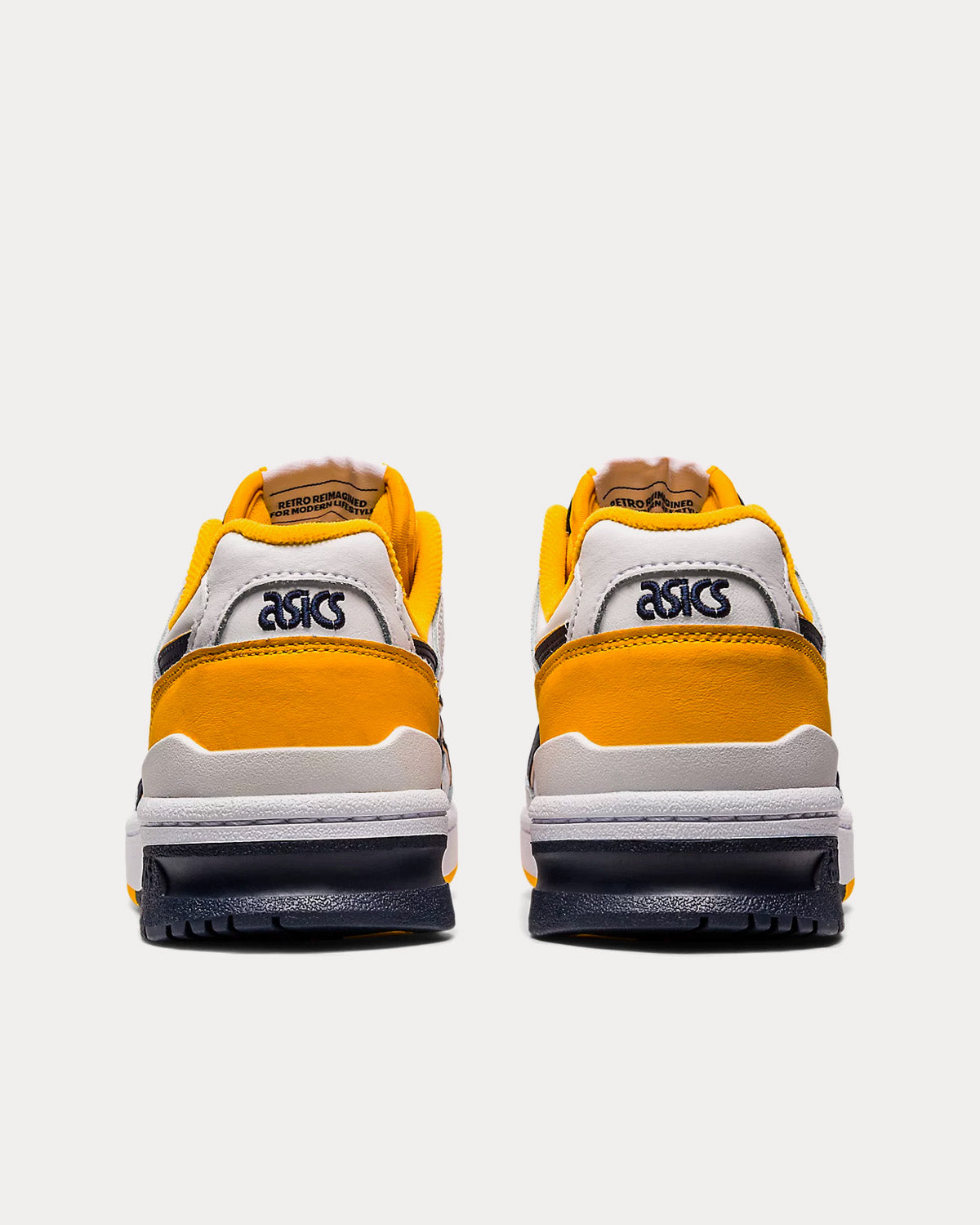 Asics EX89 White / Midnight / Yellow Low Top Sneakers - 4