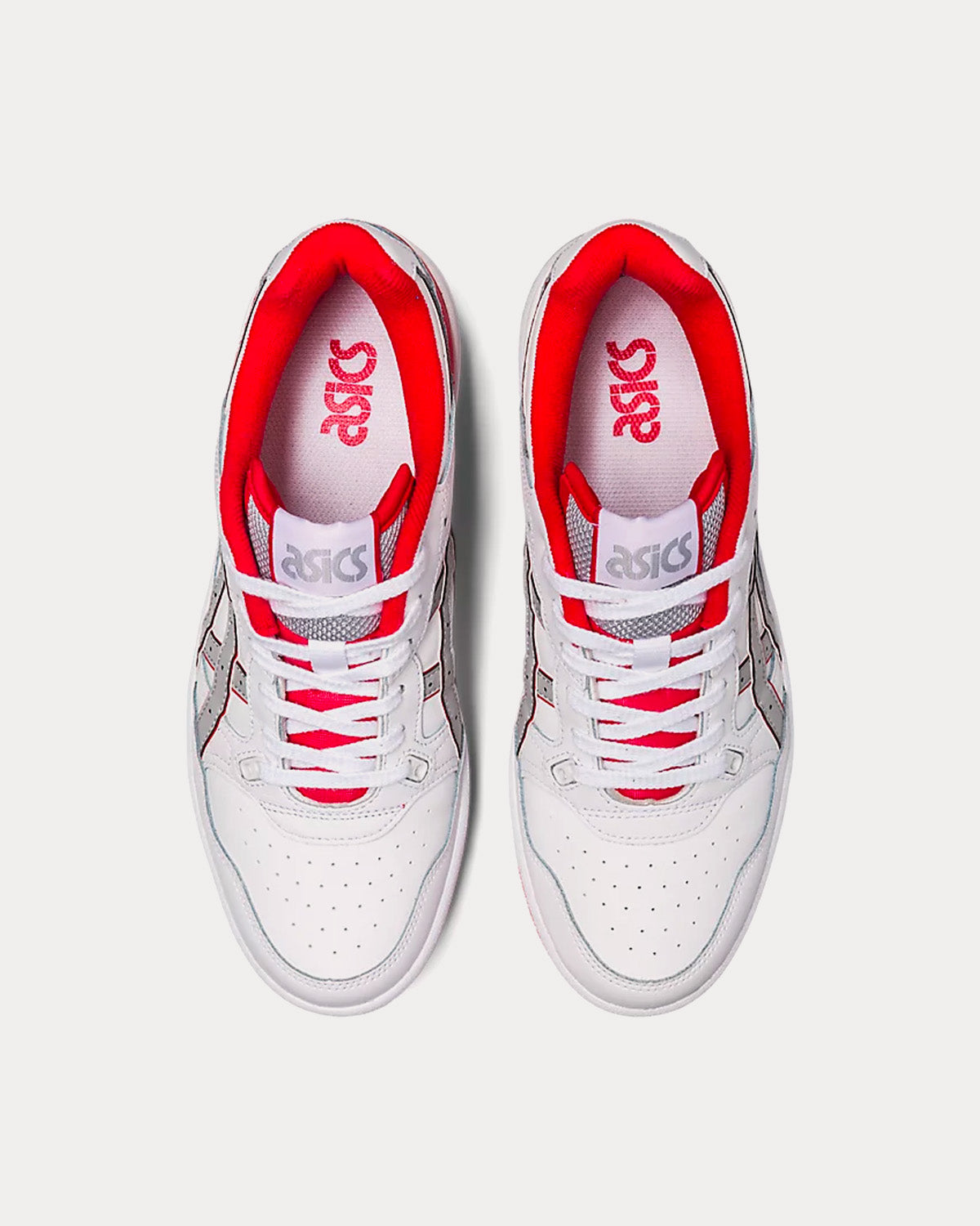 Asics EX89 White / Classic Red Low Top Sneakers - 2