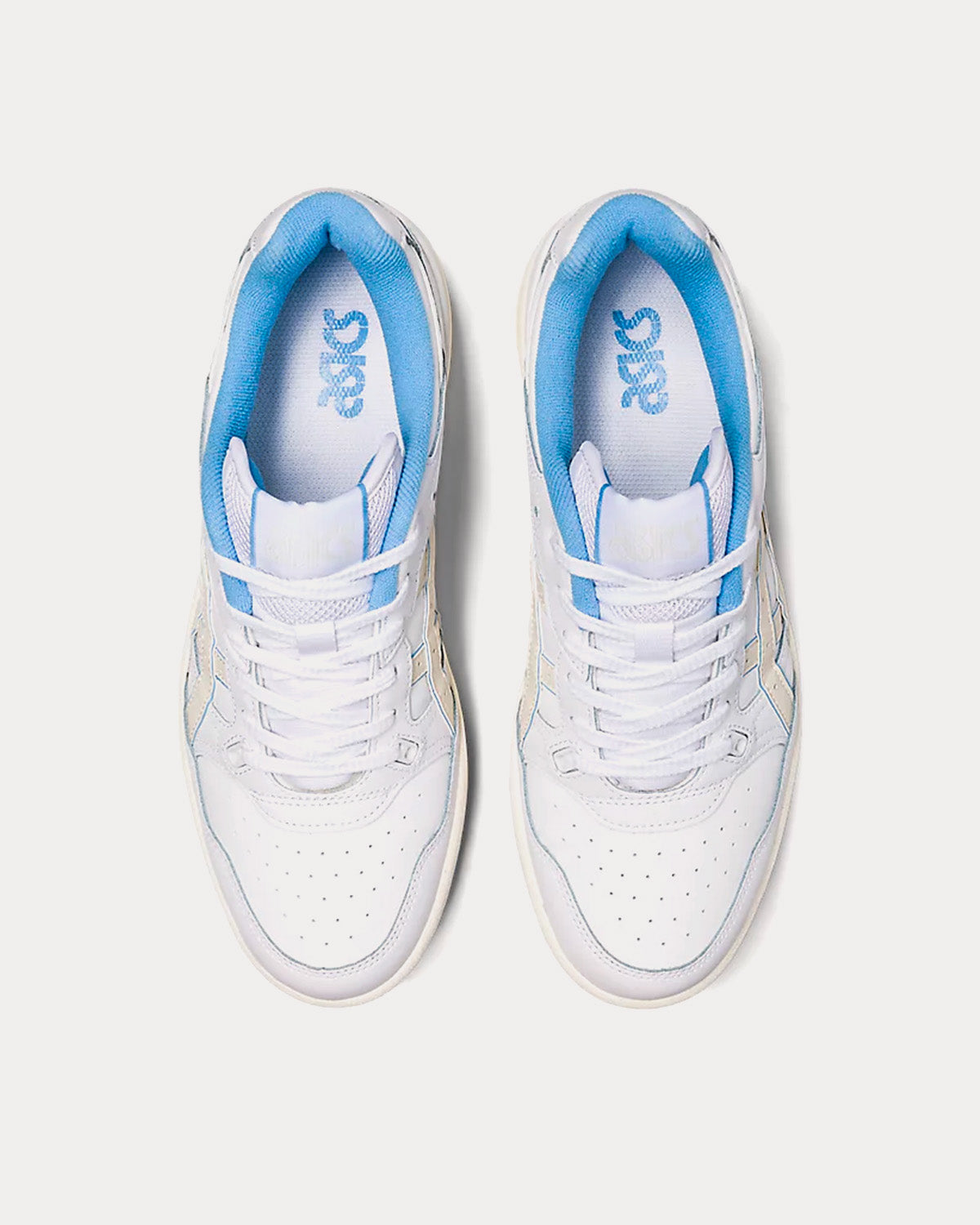 Asics EX89 White / Cream / Blue Low Top Sneakers - 2