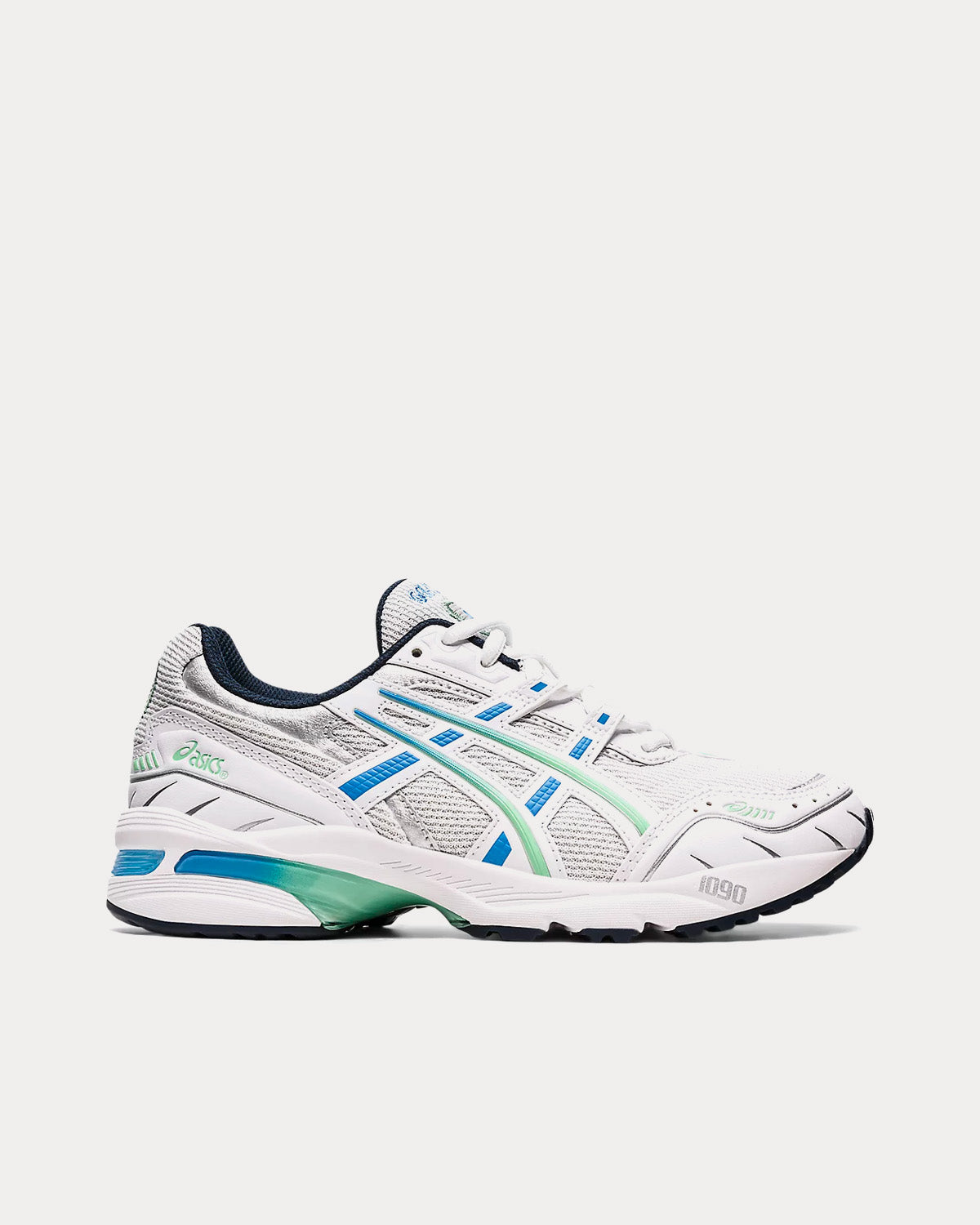 Asics GEL-1090 White / Blue Coast Running Shoes - 1