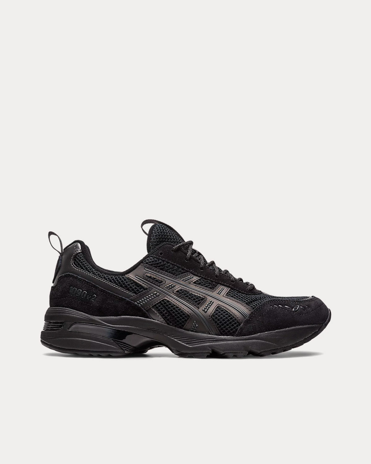 Asics GEL-1090v2 Black / Black Low Top Sneakers - 1