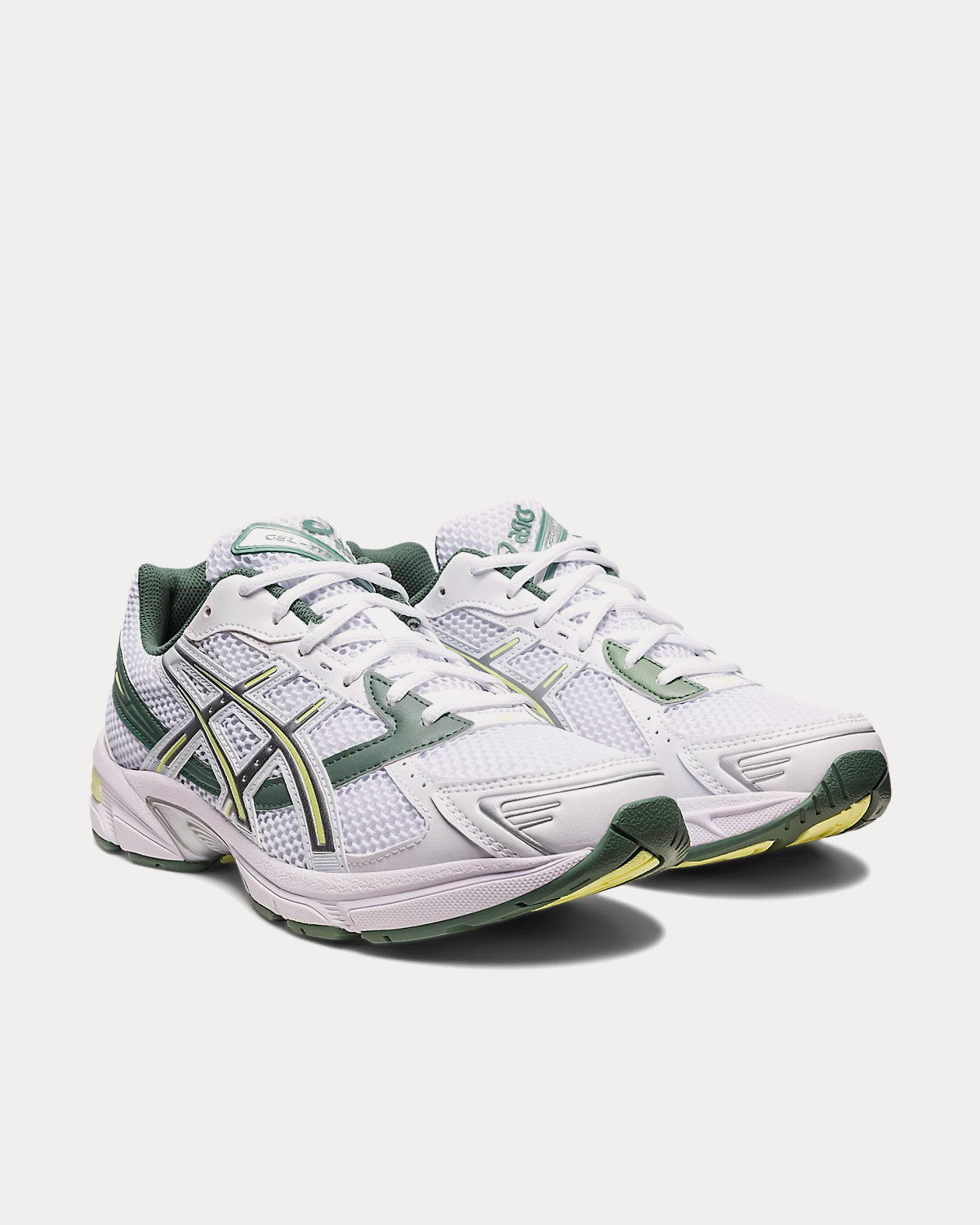 Asics Gel-1130 White / Huddle Yellow Low Top Sneakers - 3