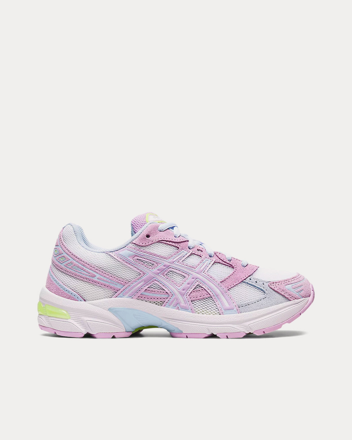 Asics GEL-1130 White / Lilac Tech Low Top Sneakers - 1