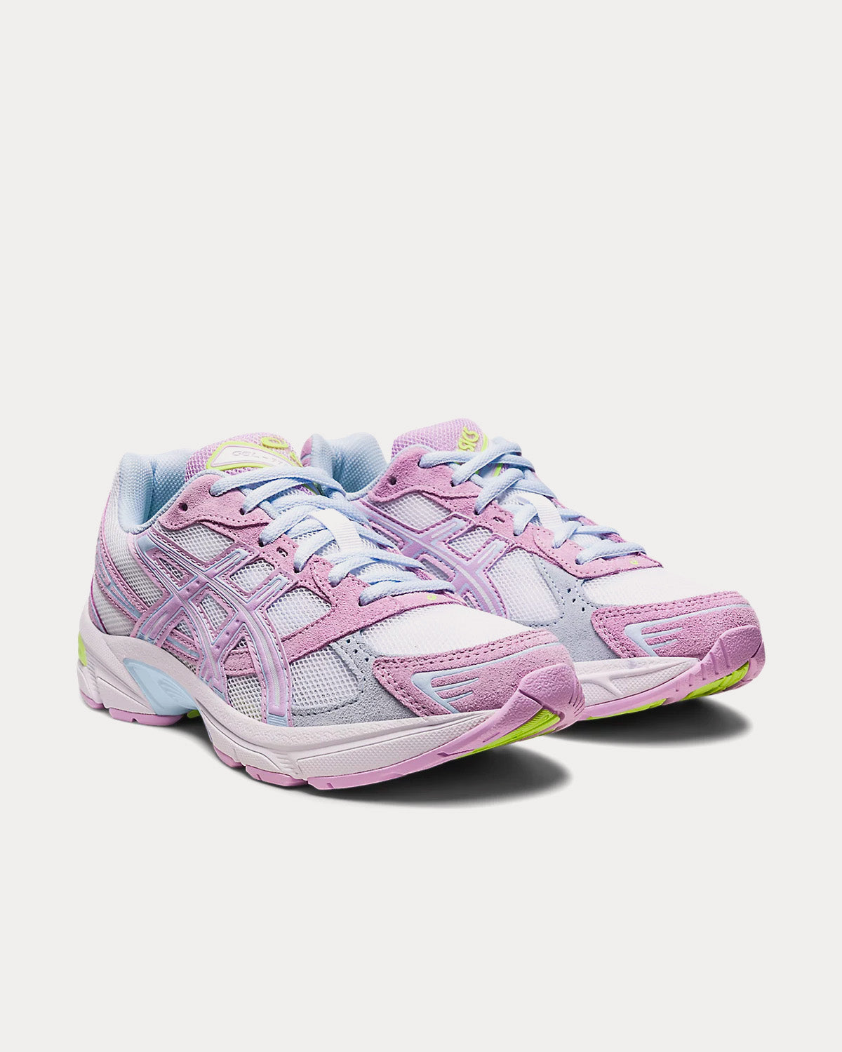 Asics GEL-1130 White / Lilac Tech Low Top Sneakers - 3