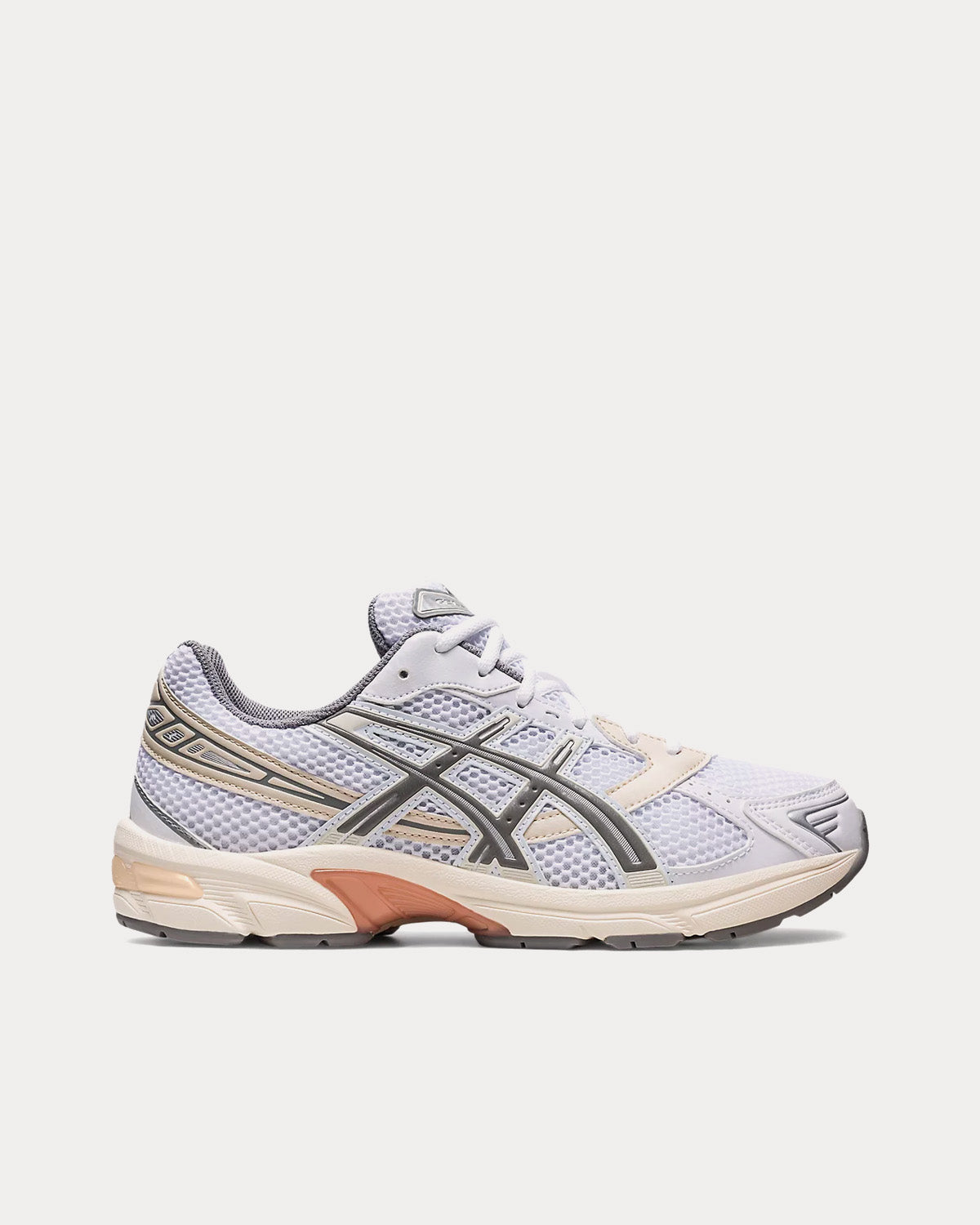 Asics Gel-1130 White / Clay Grey Low Top Sneakers - 1