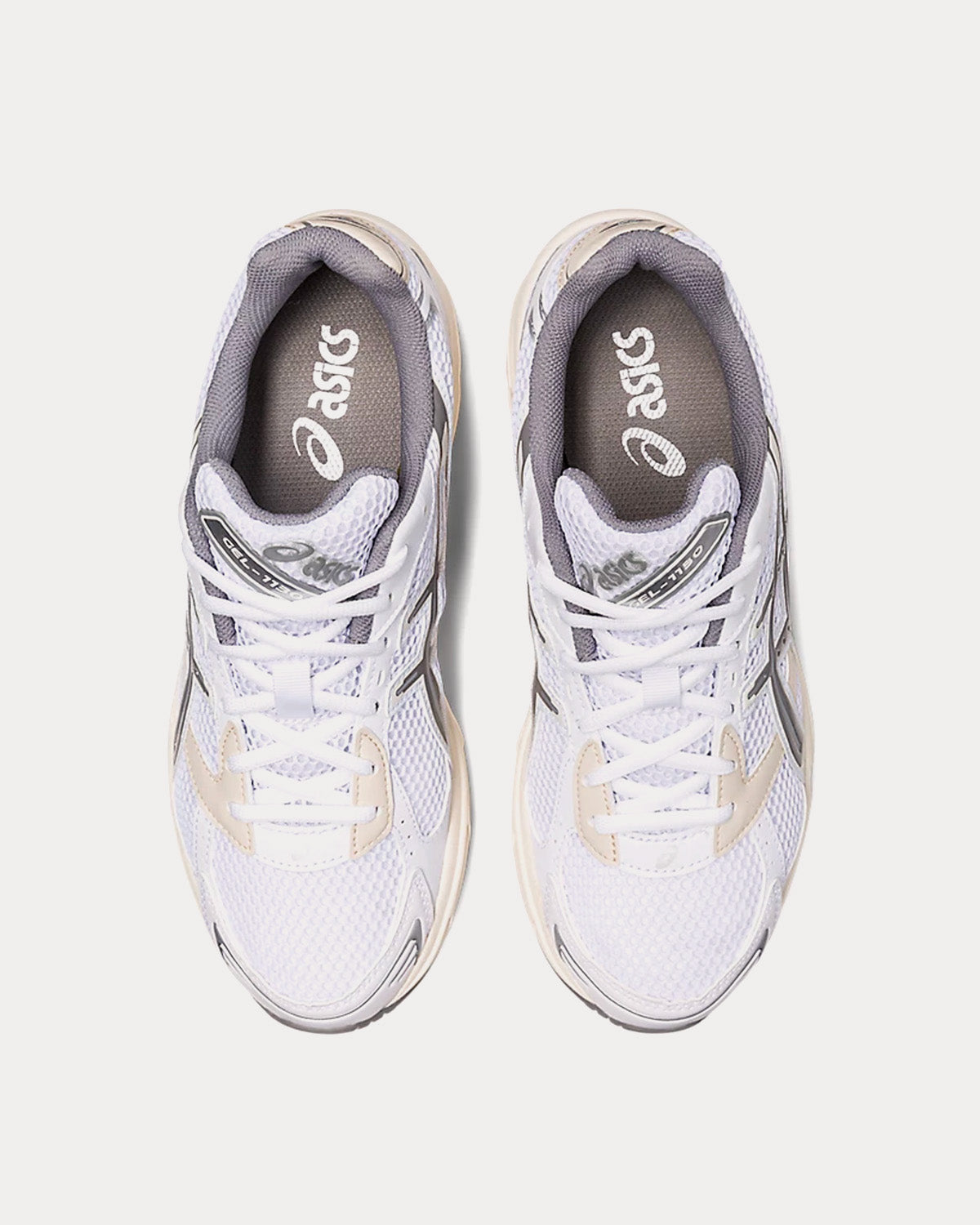 Asics Gel-1130 White / Clay Grey Low Top Sneakers - 2