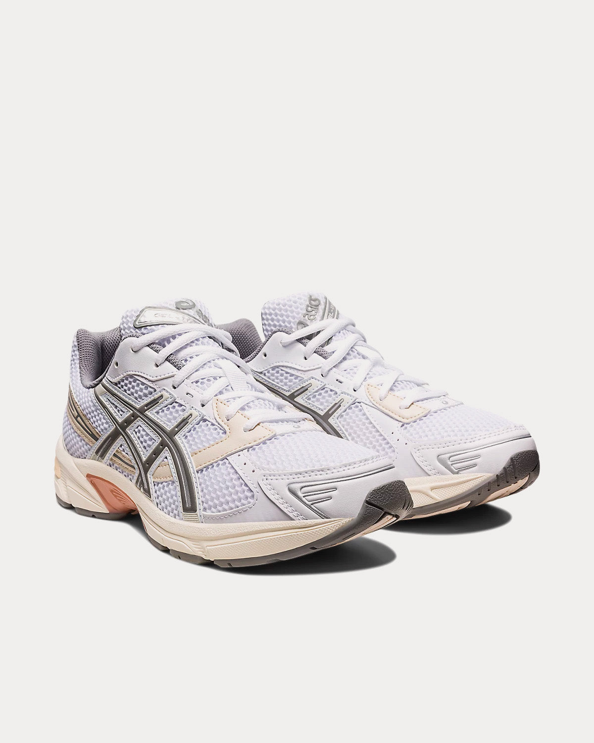 Asics Gel-1130 White / Clay Grey Low Top Sneakers - 3