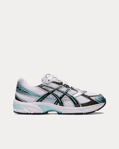 Asics Gel-1130 White / Black / Blue Low Top Sneakers