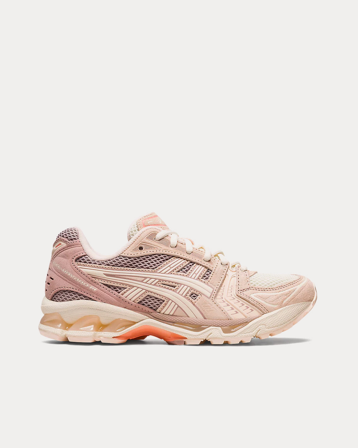 Asics GEL-KAYANO 14 White Peach / Cream Low Top Sneakers - 1