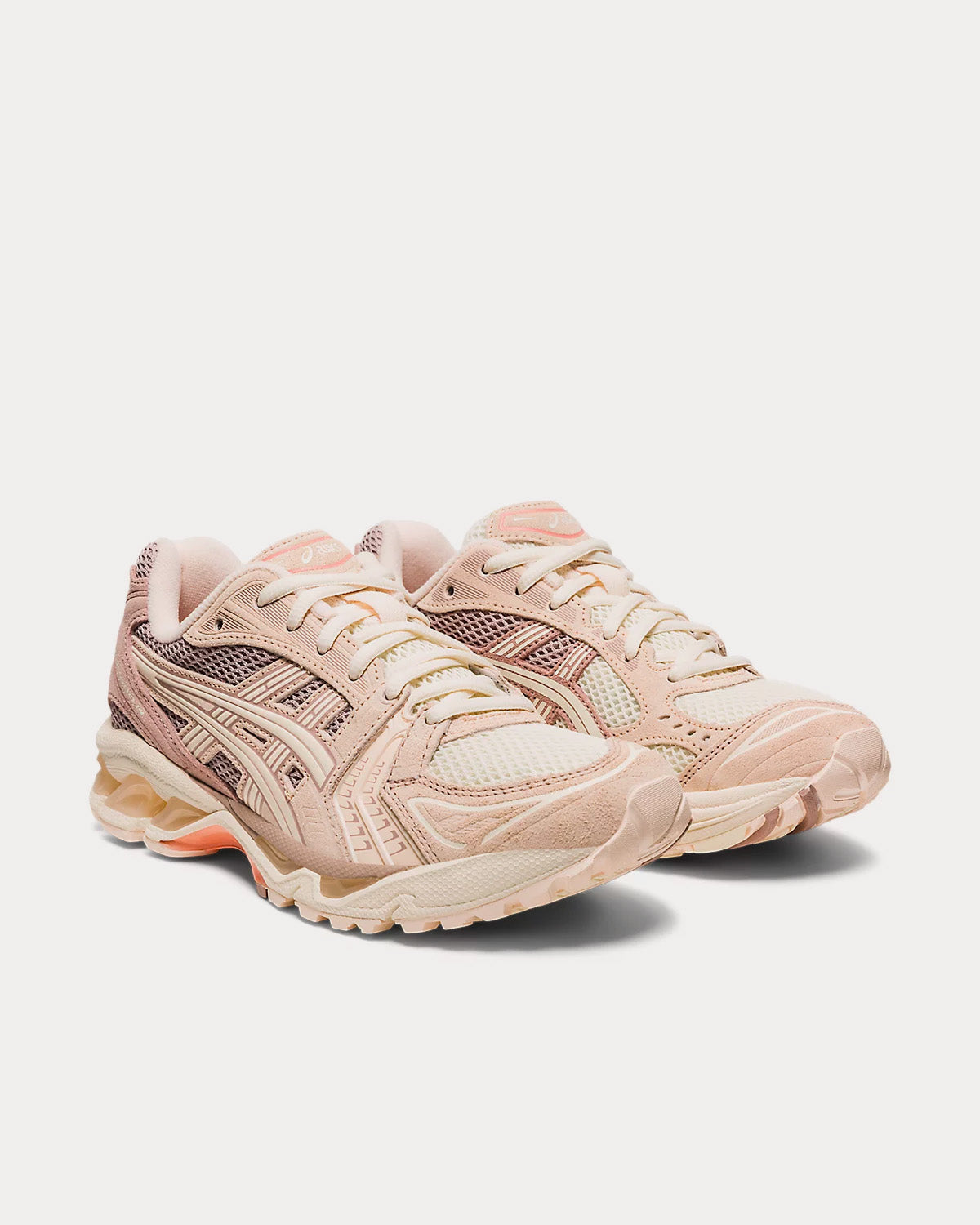 Asics GEL-KAYANO 14 White Peach / Cream Low Top Sneakers - 3