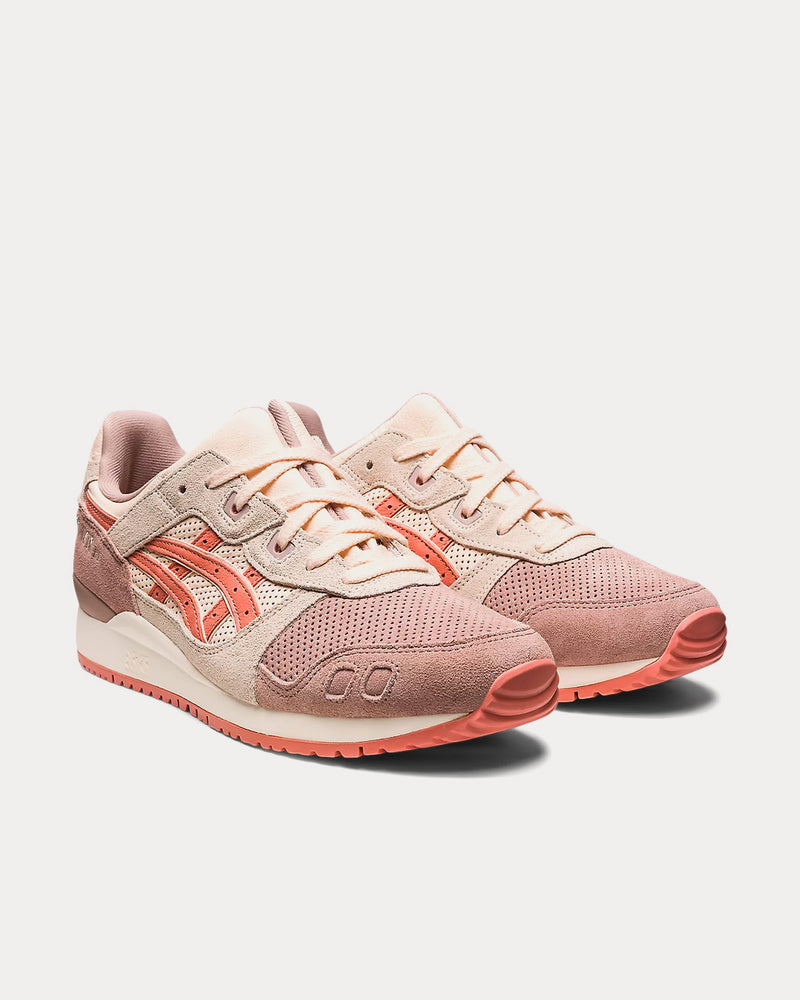 Asics Gel-Lyte III OG Fawn / Salmon Low Top Sneakers - 3