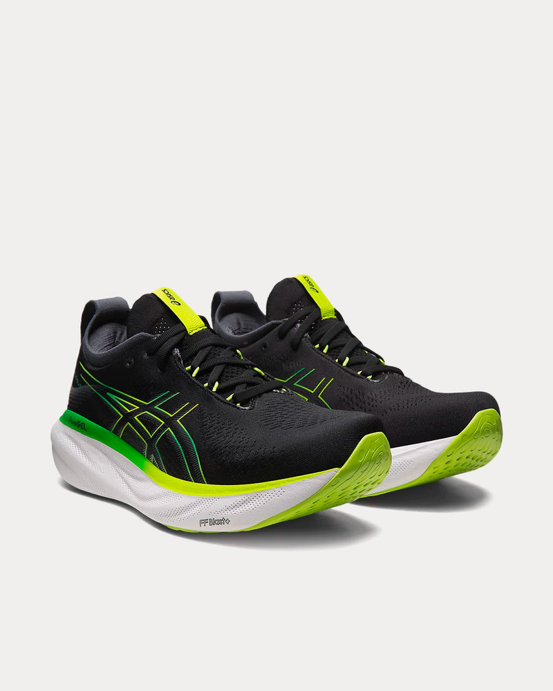 Asics Gel-Nimbus 25 Black / Lime Zest Running Shoes - 3