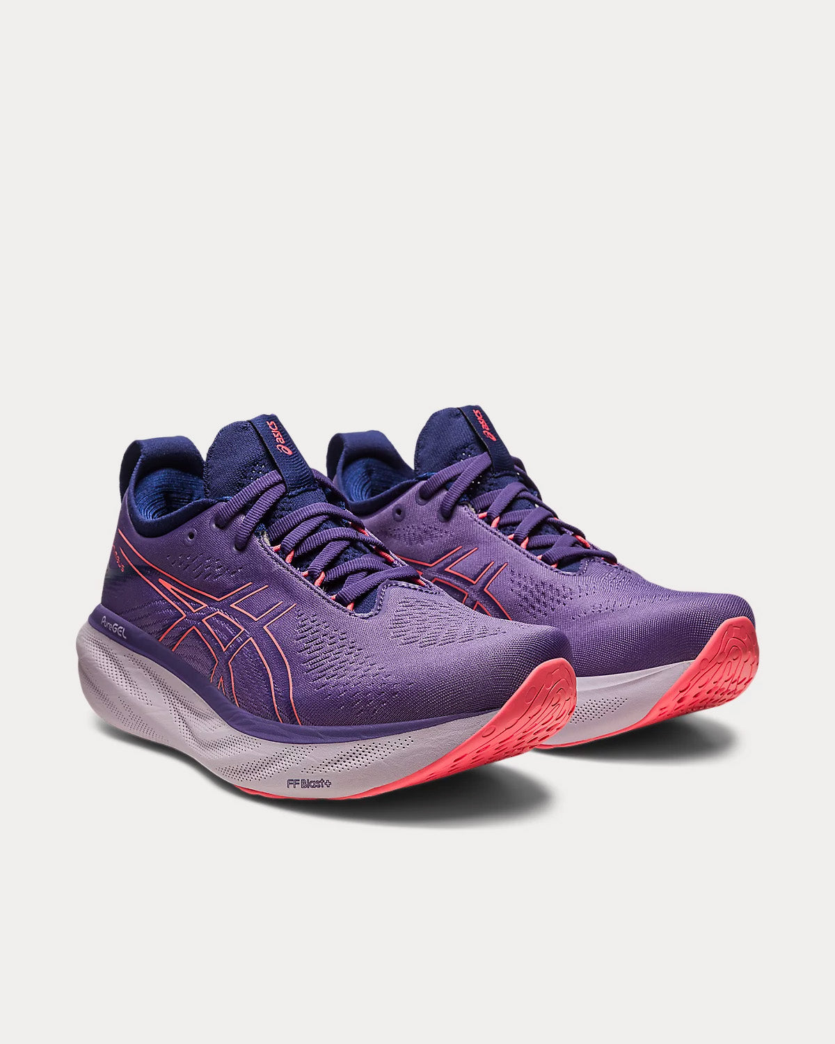 Asics Gel-Nimbus 25 Dusty Purple / Papaya Running Shoes - 3