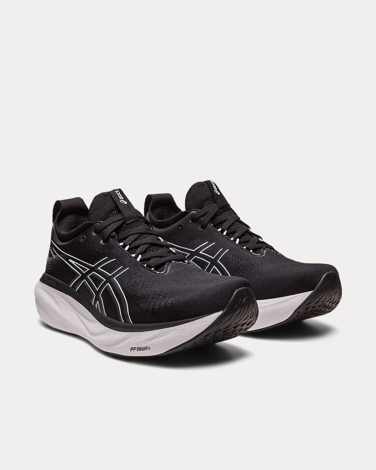 Asics Gel-Nimbus 25 Black / Pure Silver Running Shoes - 3