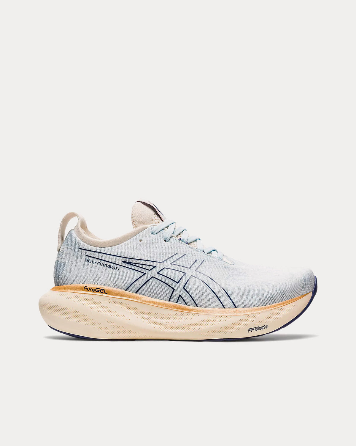 Asics Gel-Nimbus 25 Sky / Cream Running Shoes - 1