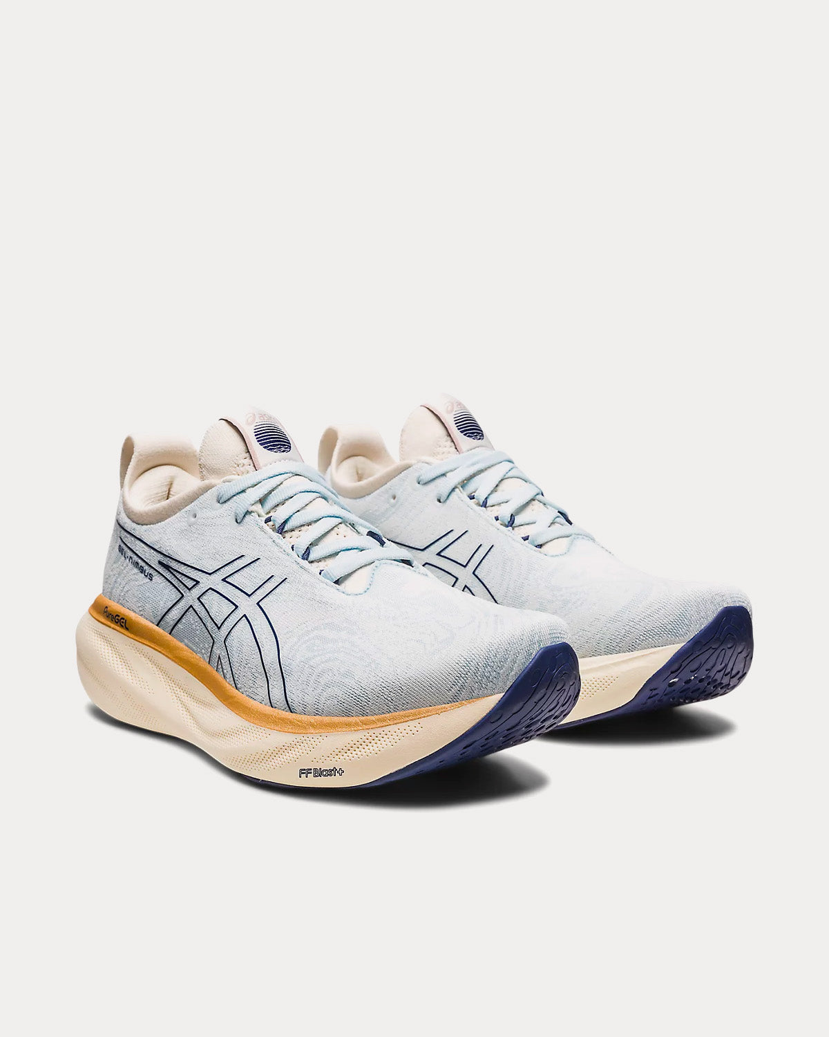 Asics Gel-Nimbus 25 Sky / Cream Running Shoes - 4