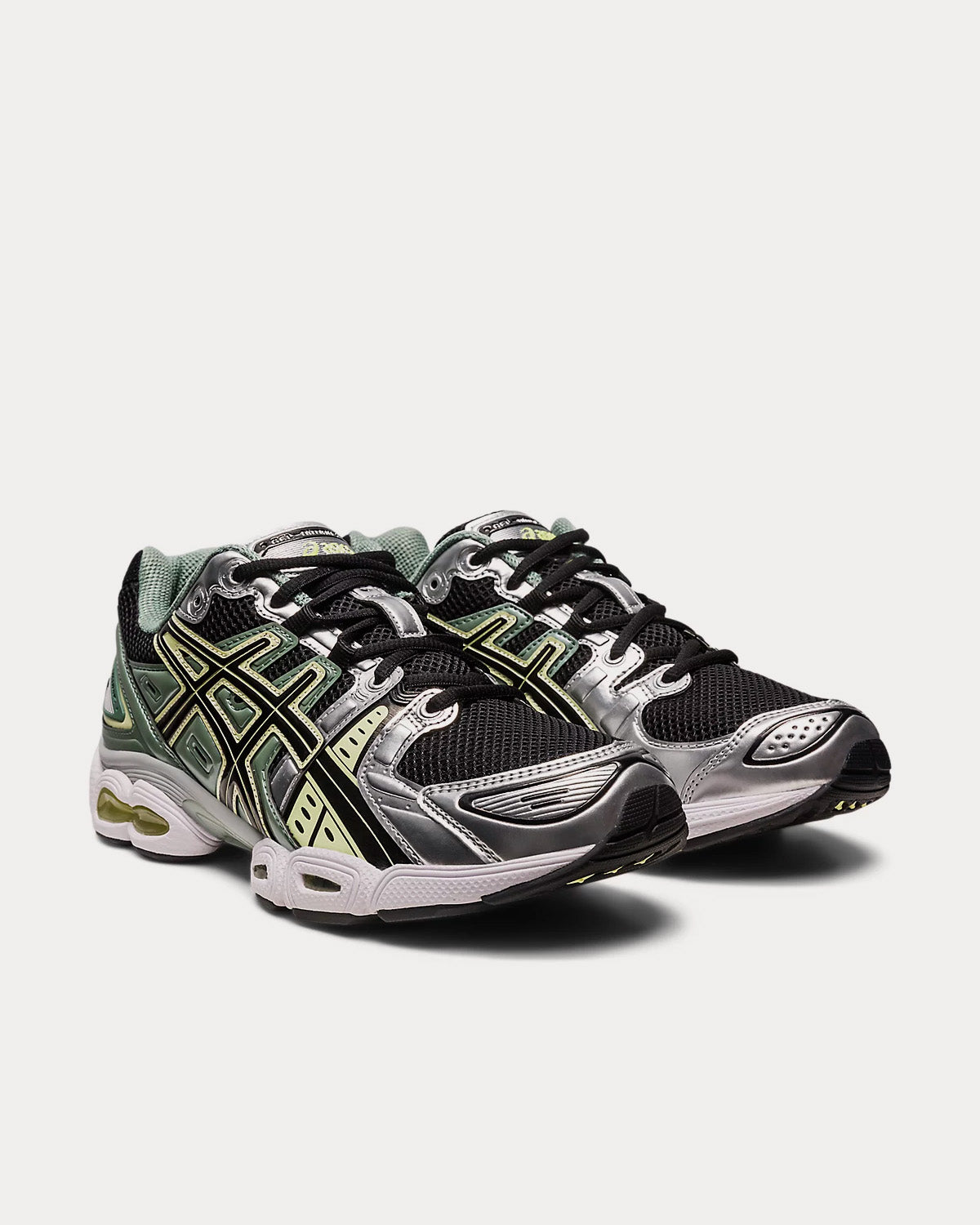 Asics Gel-Nimbus 9 Black / Pure Silver Low Top Sneakers - 3