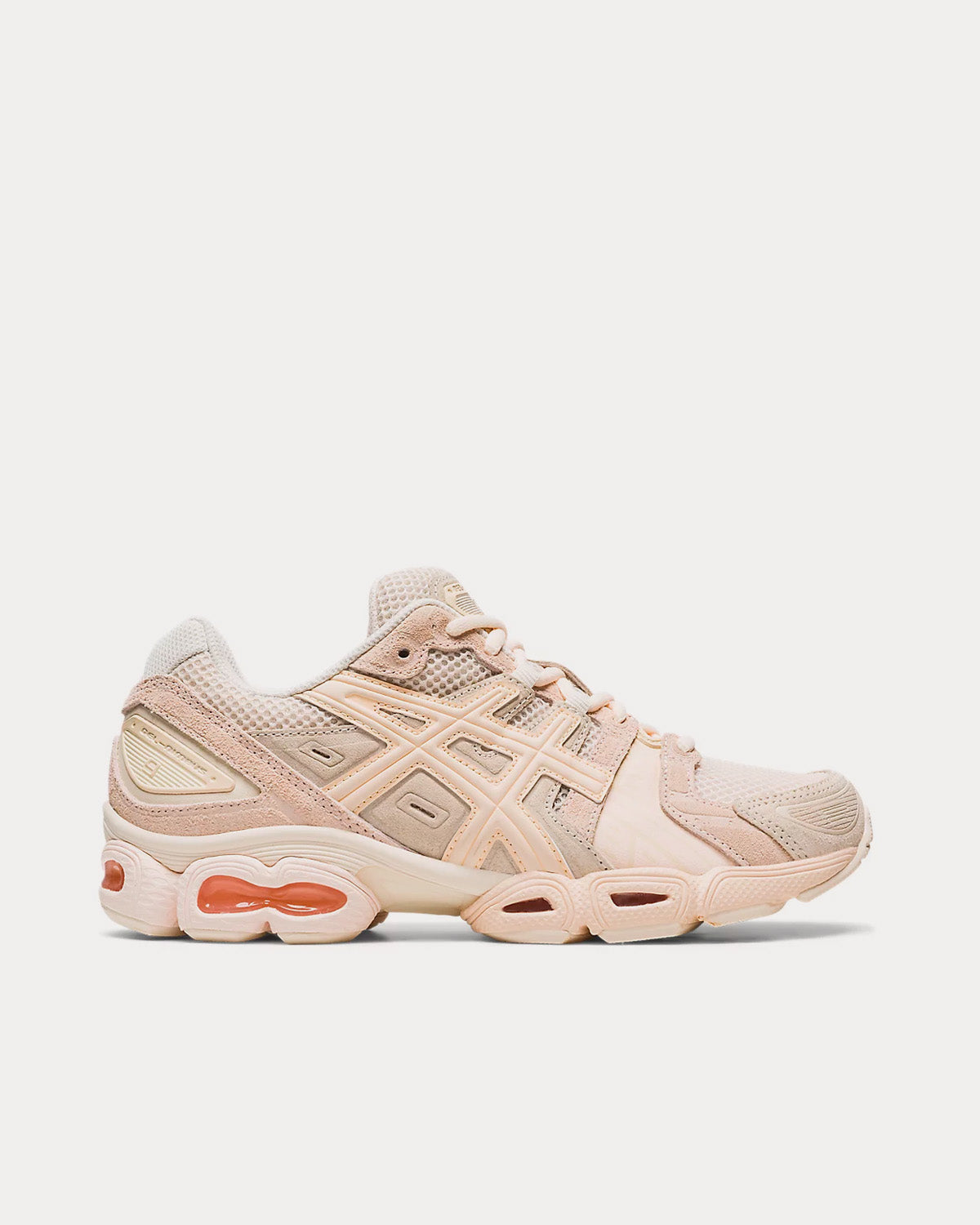 Asics GEL-NIMBUS 9 Oatmeal / White Peach Low Top Sneakers - 1