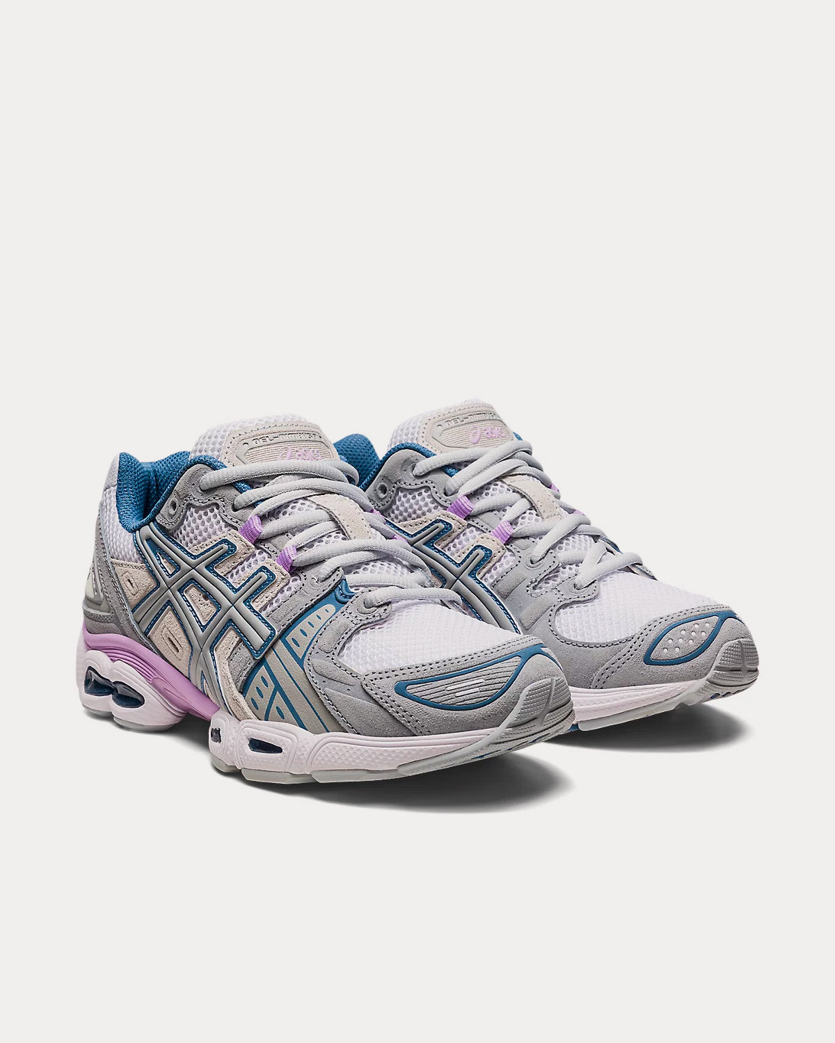 Asics GEL-NIMBUS 9 White / Mid Grey Low Top Sneakers - 3