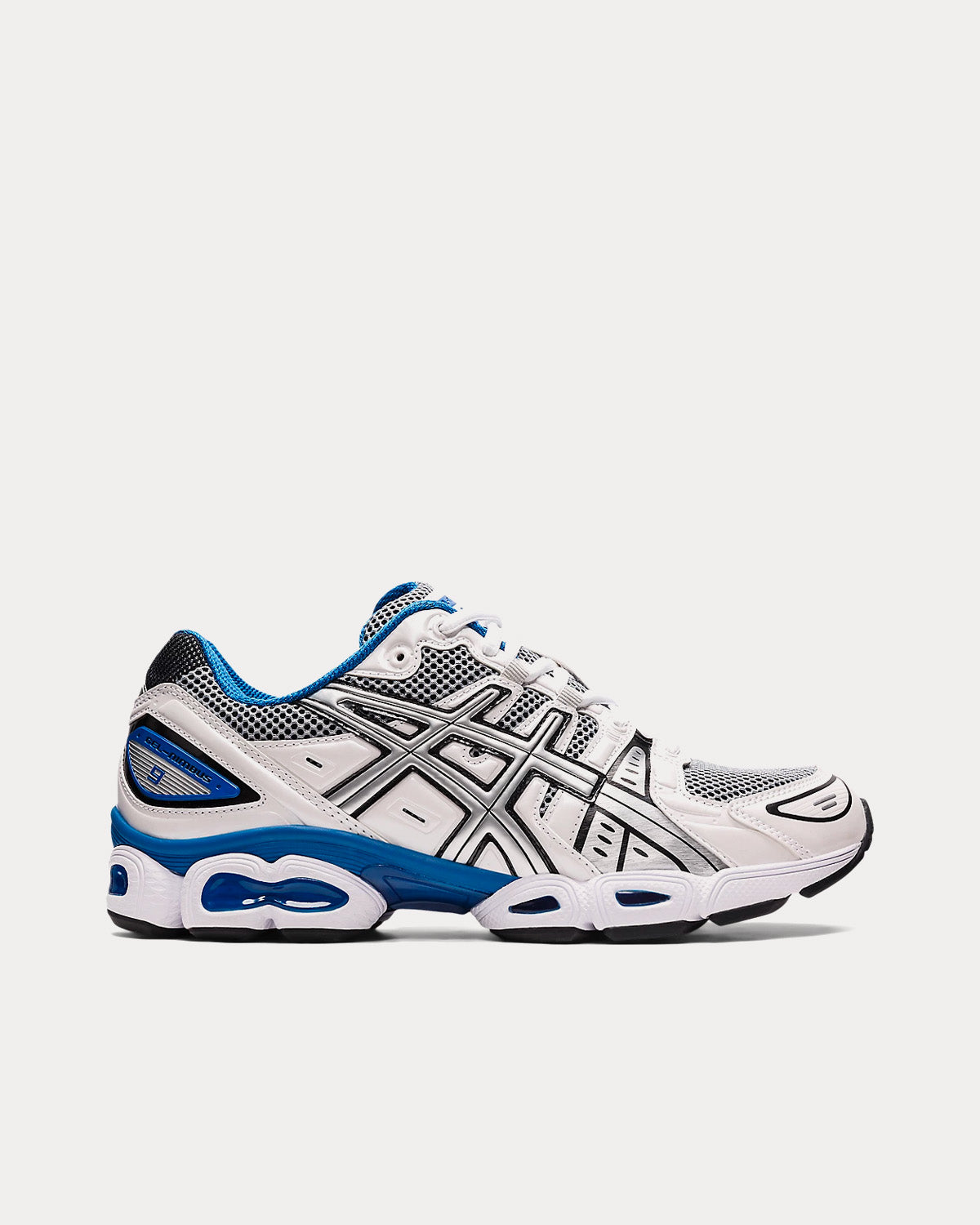 Asics Gel-Nimbus 9 White / Lake Drive Low Top Sneakers - 1