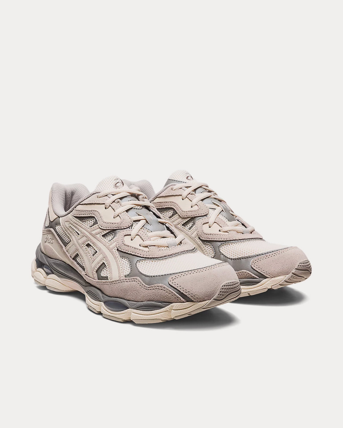 Asics Gel-NYC Cream / Oyster Grey Low Top Sneakers - 3