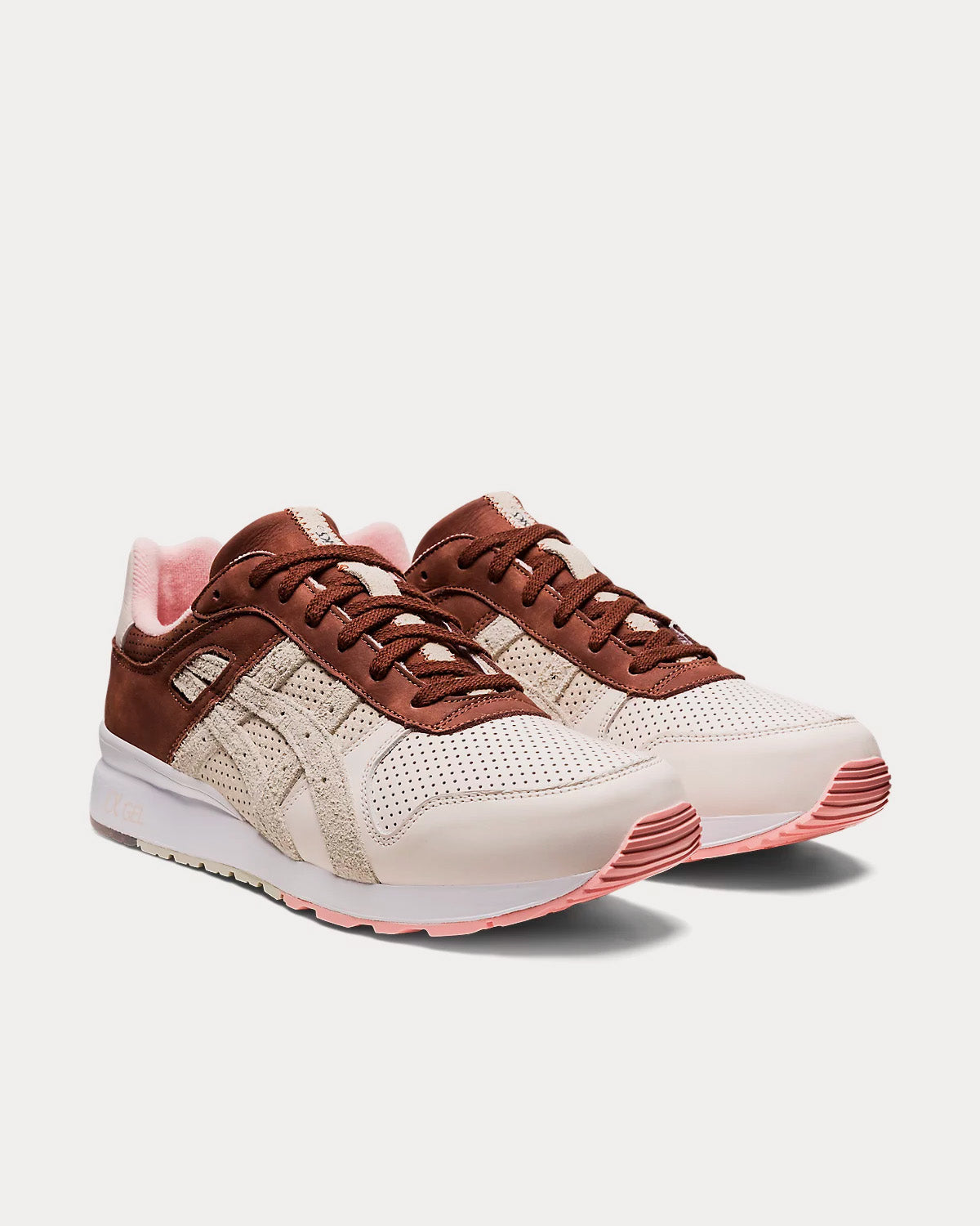 Asics GT-II Blush / Chocolate Brown Low Top Sneakers - 3