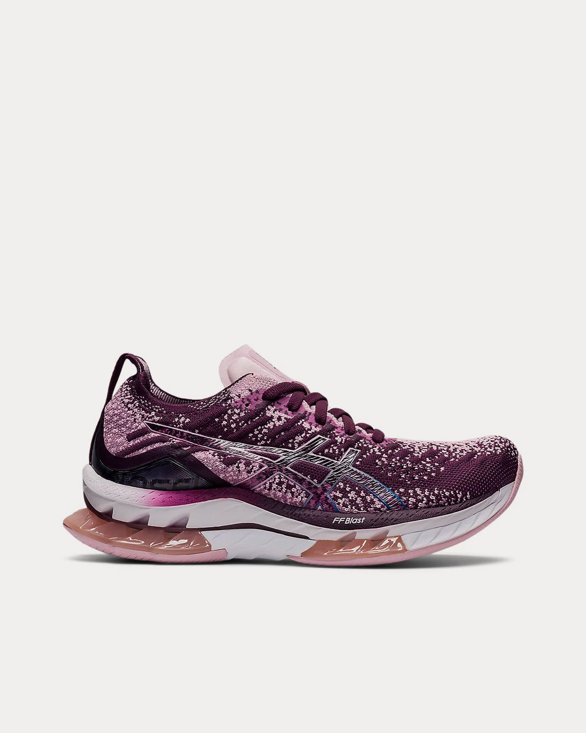 Asics Kinsei Blast Deep Plum / Barely Rose Running Shoes - 1