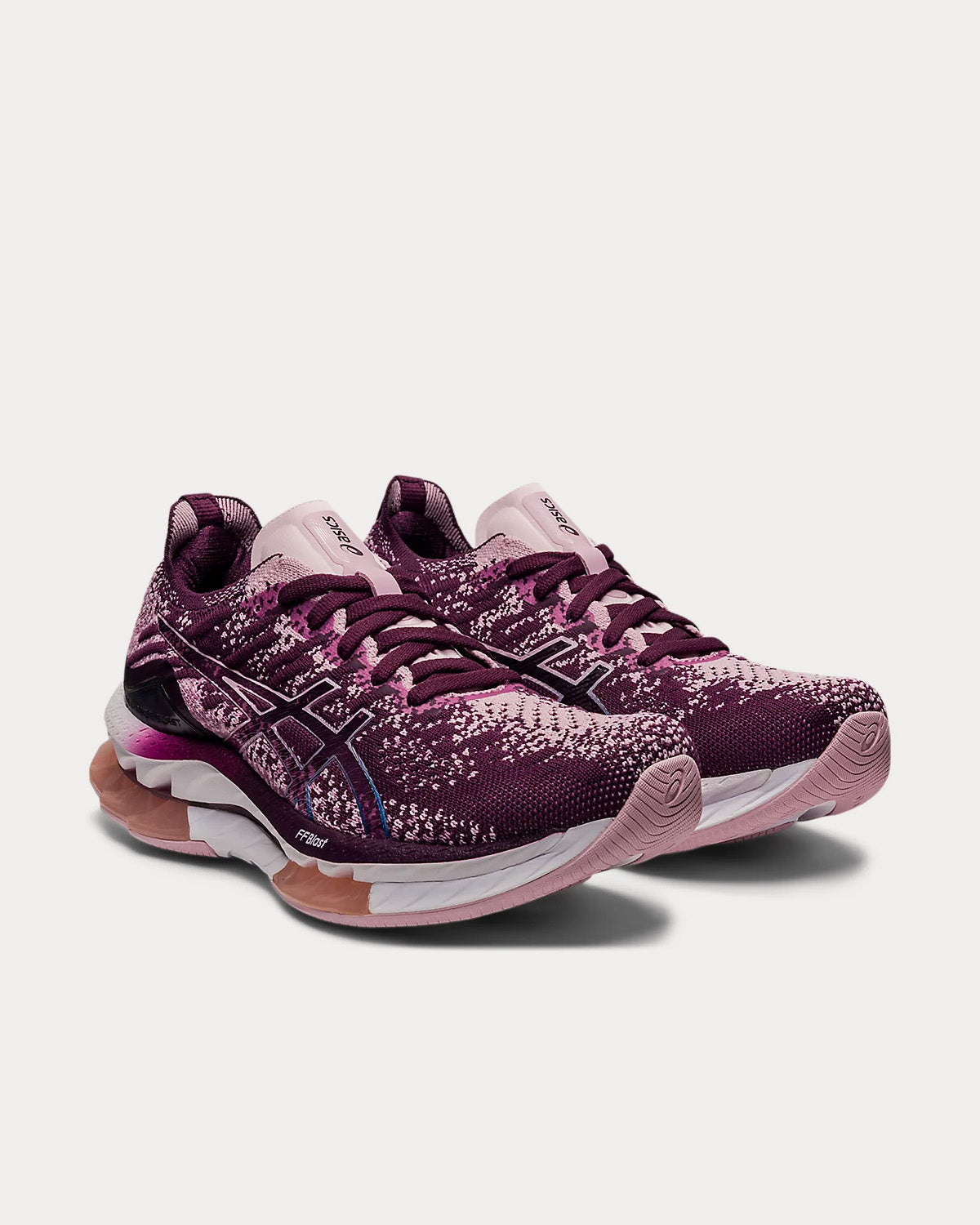 Asics Kinsei Blast Deep Plum / Barely Rose Running Shoes - 3