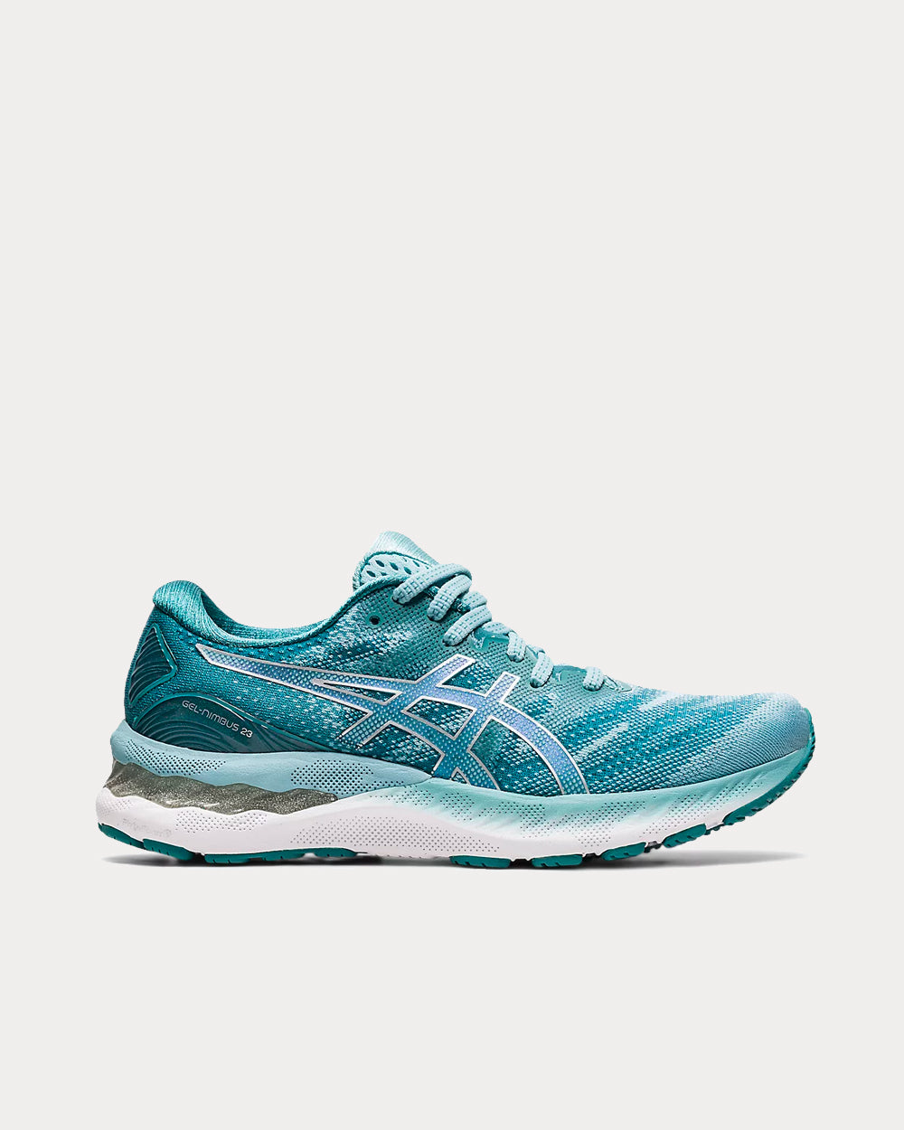 Asics Gel-Nimbus 23 Smoke Blue / Pure Silver Running Shoes - 1