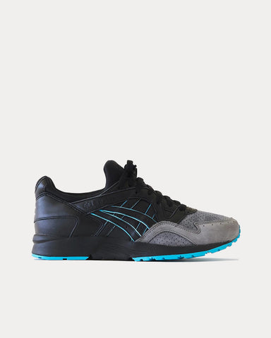 Asics x Kith Gel-Lyte V Leatherback Black Low Top Sneakers