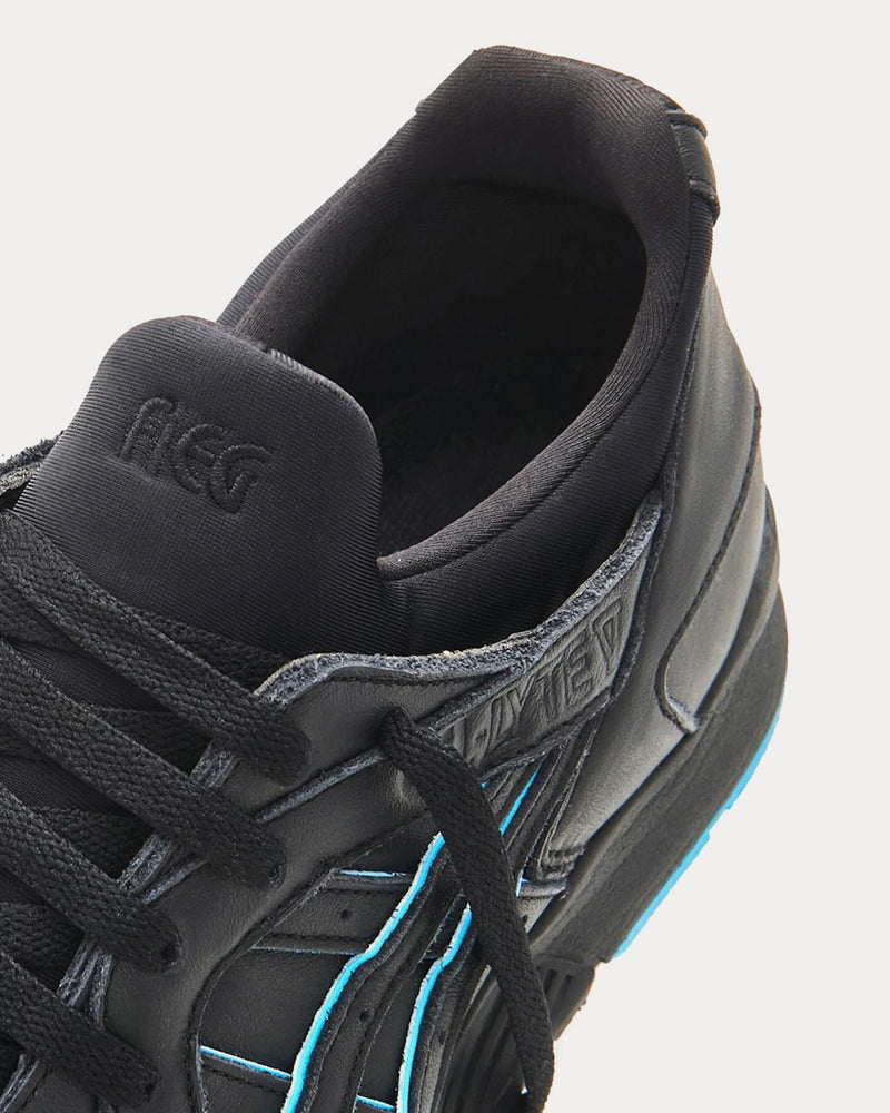 Asics x Kith Gel-Lyte V Leatherback Black Low Top Sneakers - 4