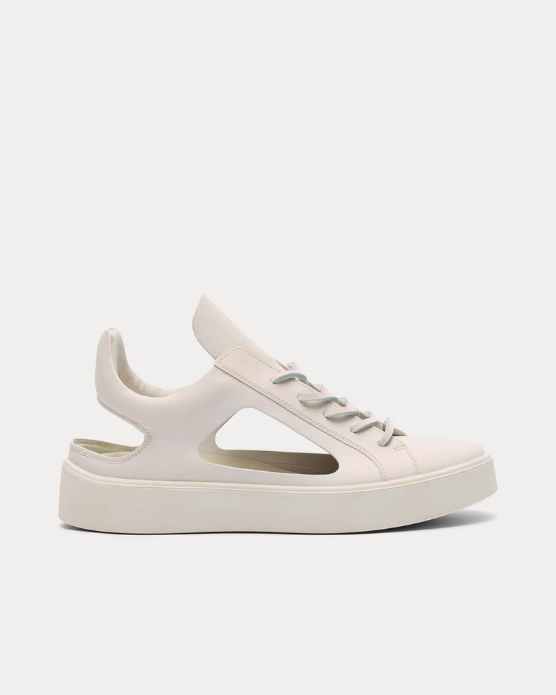 At.Kollektive Kostas Murkudis Cut Out White Low Top Sneakers - 1