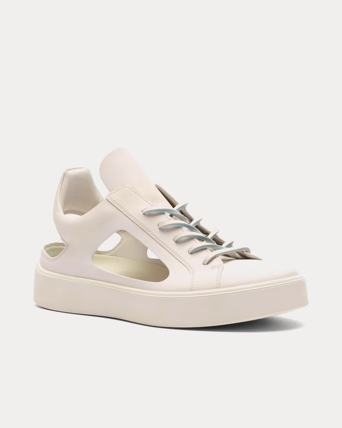 At.Kollektive Kostas Murkudis Cut Out White Low Top Sneakers - 2