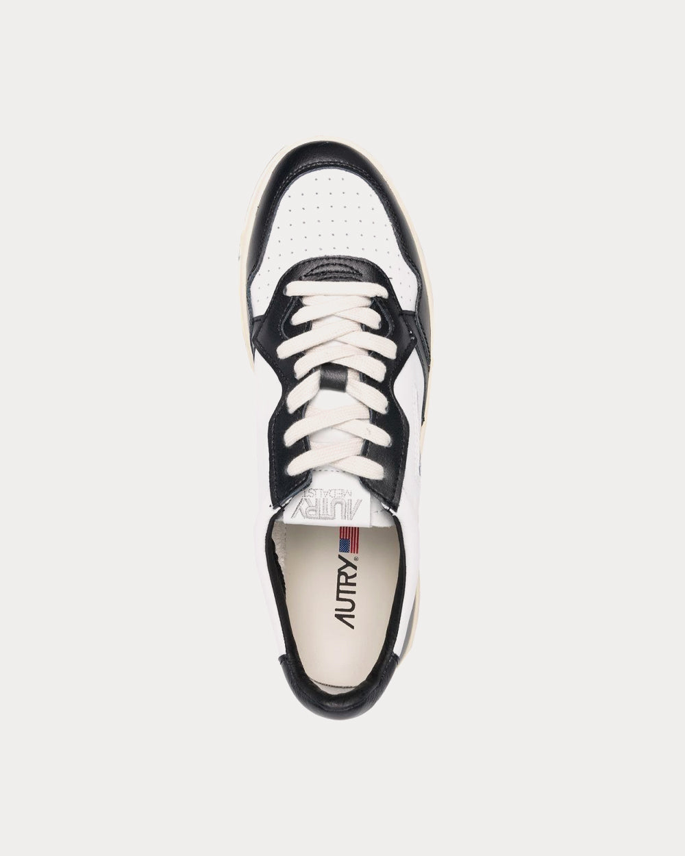 Autry Two-Tone White / Black Low Top Sneakers - 2